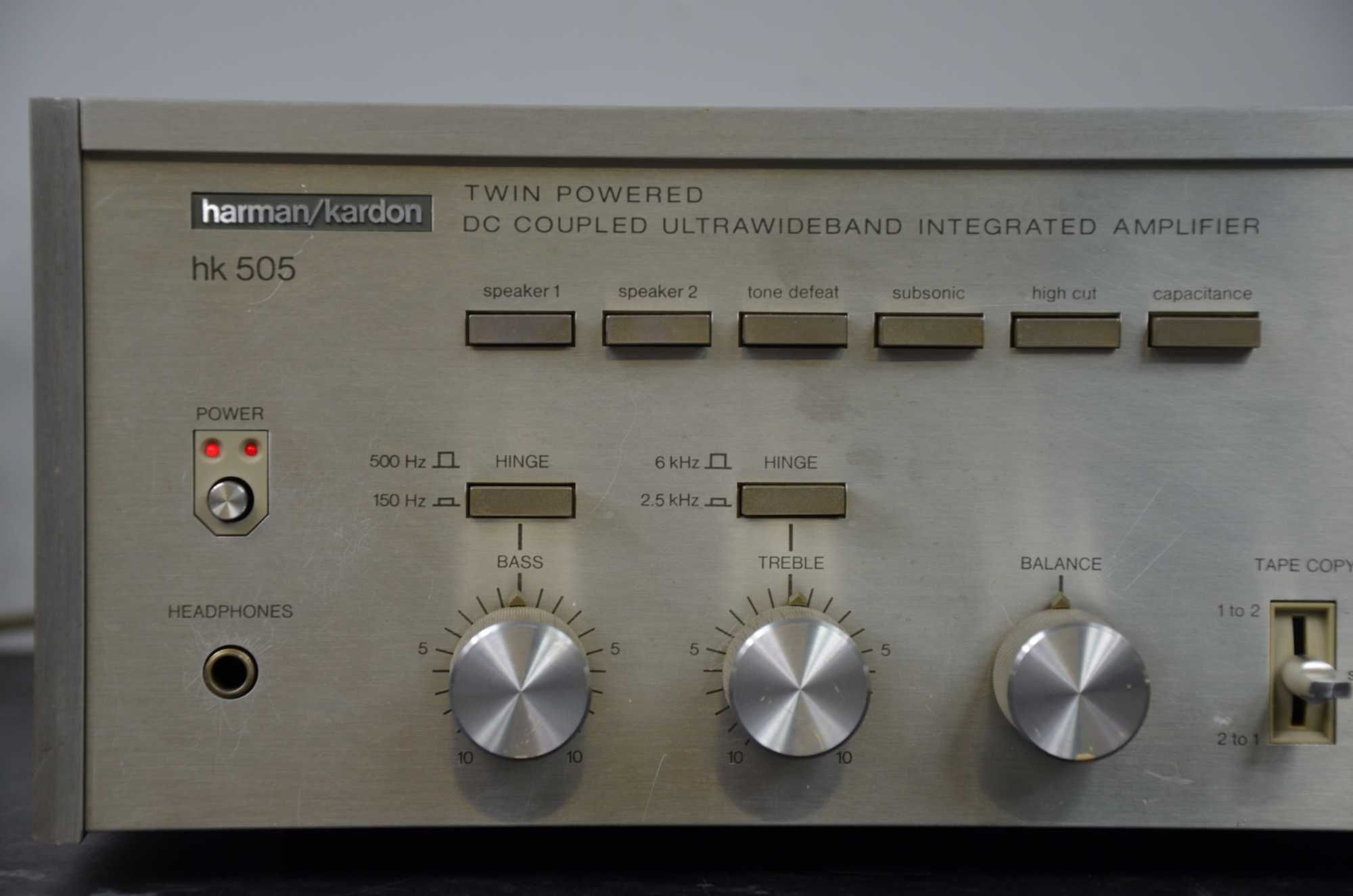 Wzmacniacz HARMAN KARDON HK-505 SUPER DŹWIĘK Vintage Okazja