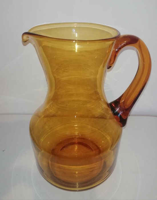 Dzban miodowy PRL - proj.L.Fiedorowicz - Huta Szkła Ząbkowice