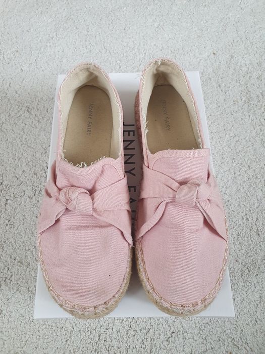 Różowe espadryle 38