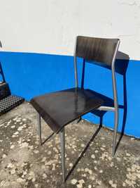 Cadeira de café - madeira preta