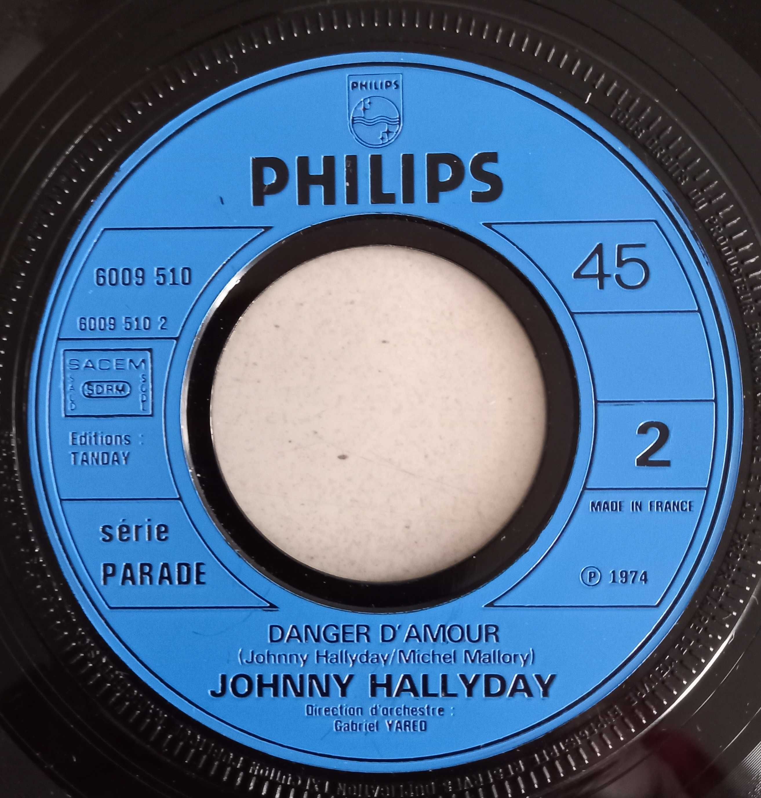 Singles Joe Dassin, Johnny Hallyday, Eric Clapton, David Dundas
