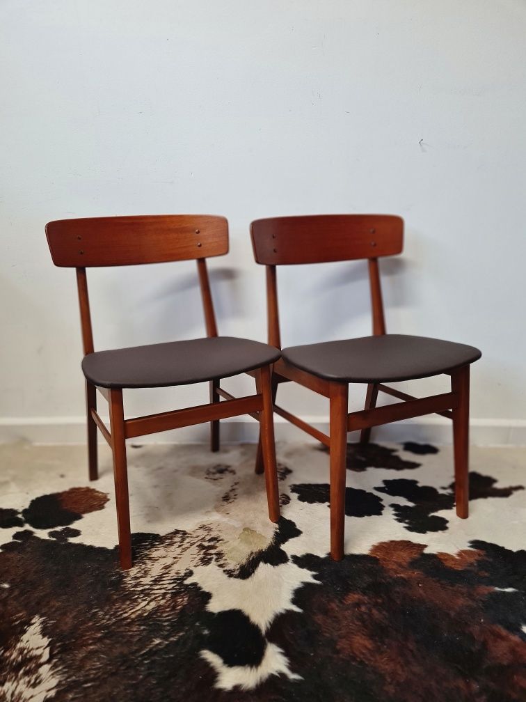 Krzesło tekowe,vintage,duński design,Dania lata 60,mid-century.