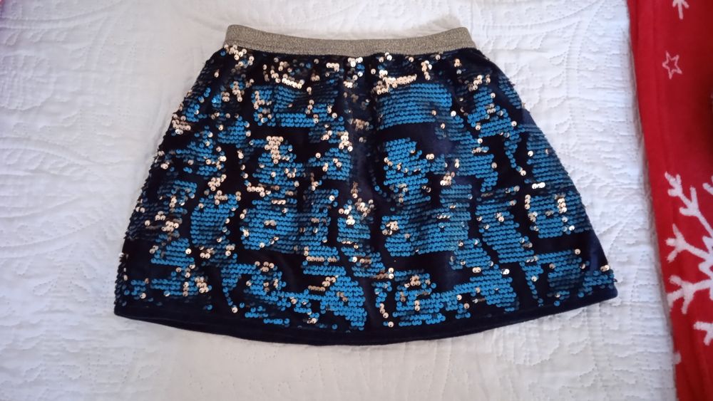 Spódniczka cekinowa błyszcząca Cool Club Smyk rozmiar 134