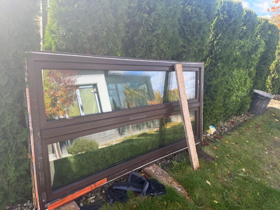 Okna Veka drzwi balkonowe + 3 pojedyncze