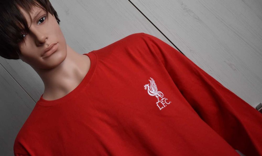 Bluzka koszulka z długim rękawem L bawełna 100% Liverpool bawełniana