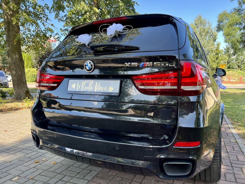 Auto do ślubu, samochód do ślubu BMW X5 M50d