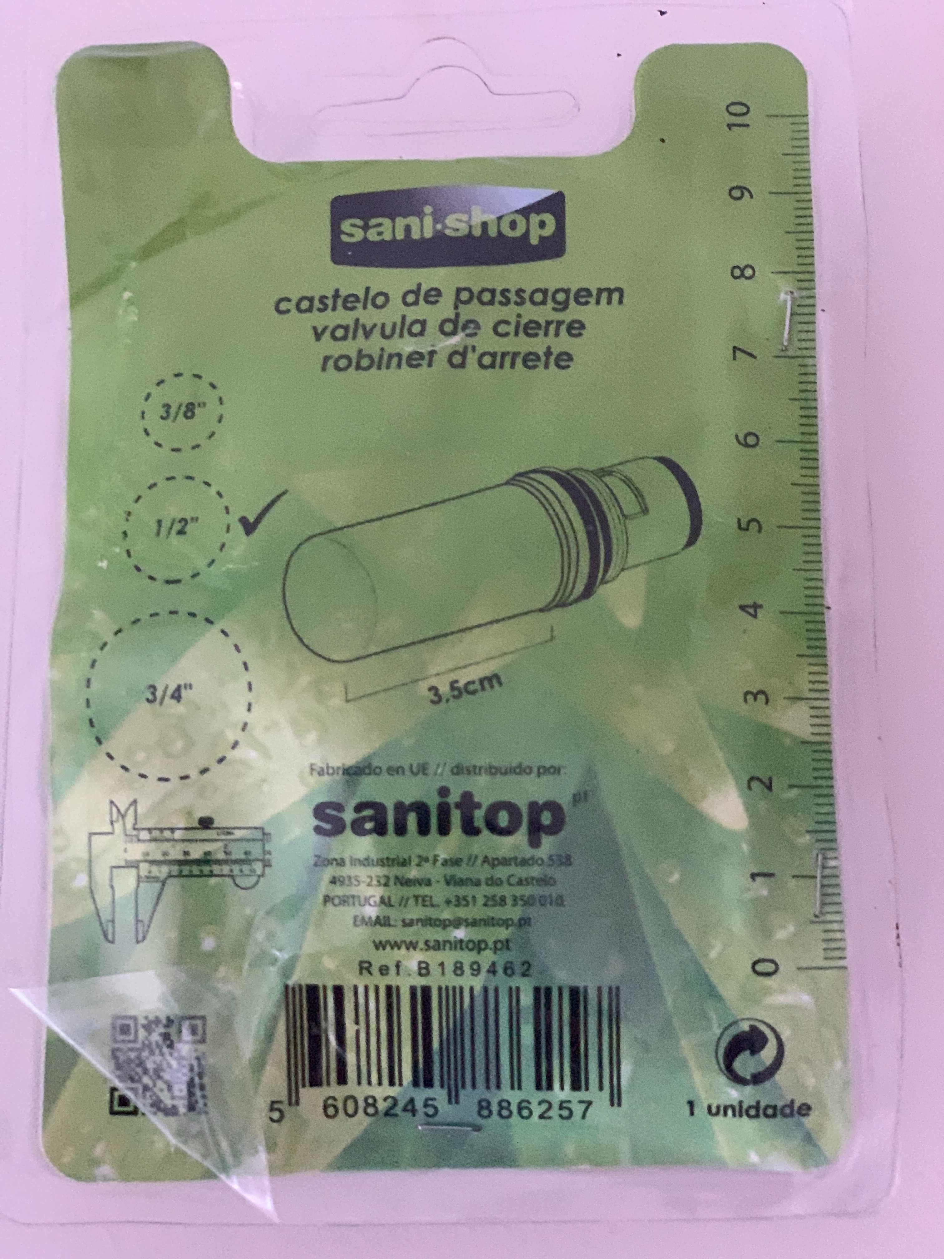 Válvula de Passagem 1/2 "