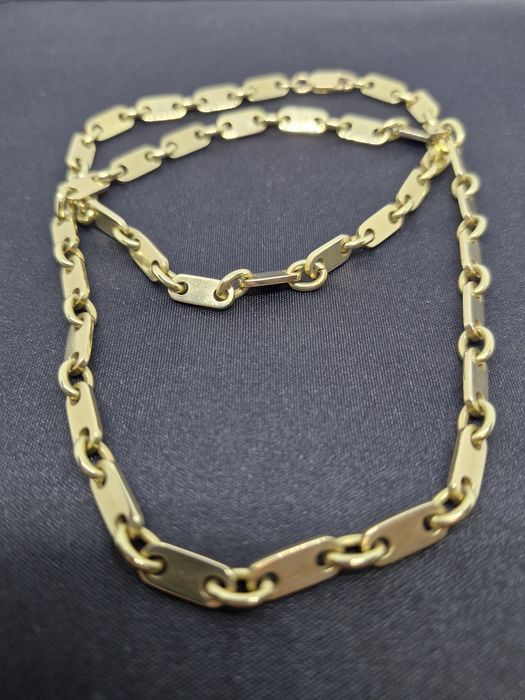 Złoty łańcuch próba 585 Waga 54.83g efektowny