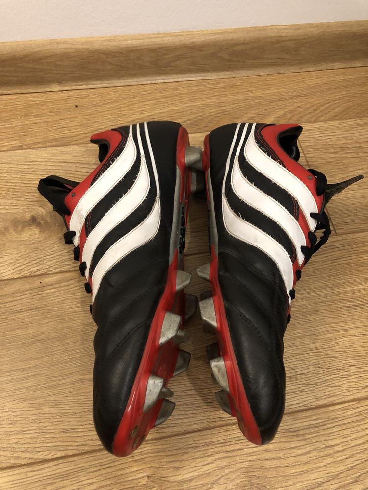 Adidas Predator 46 korki FG rzadkie czarne skóra