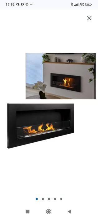 Kominek na biopaliwo