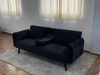 Sofá cama preto barato - envío gratis