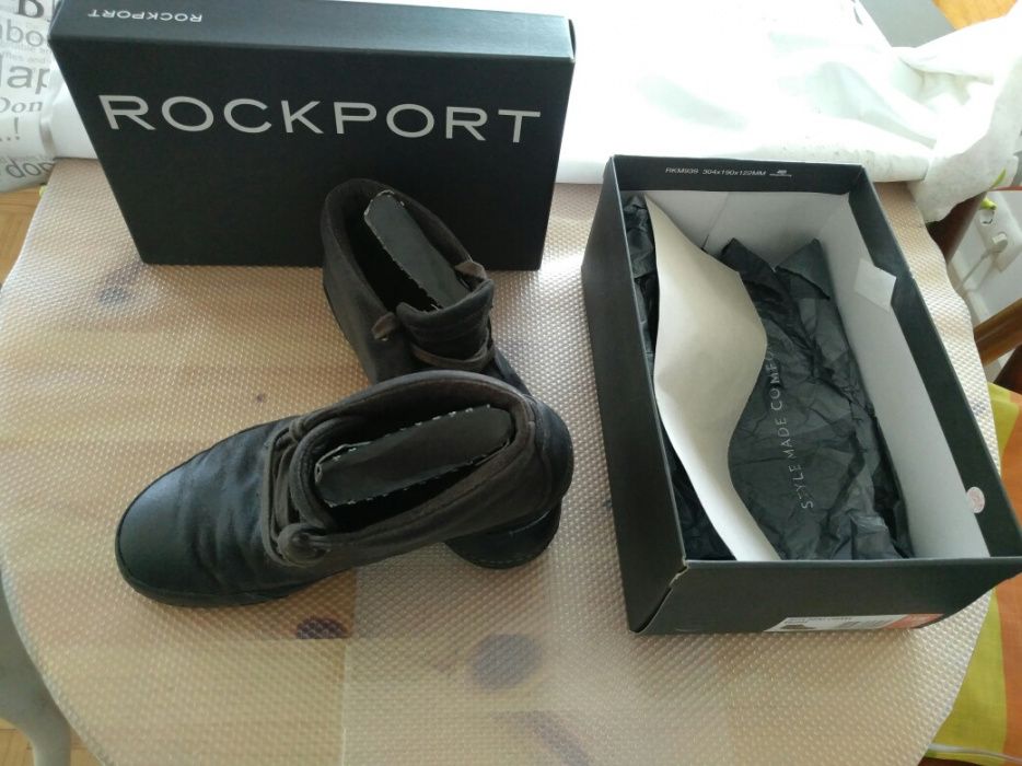 Botas Rockport, excelente qualidade e conforto.