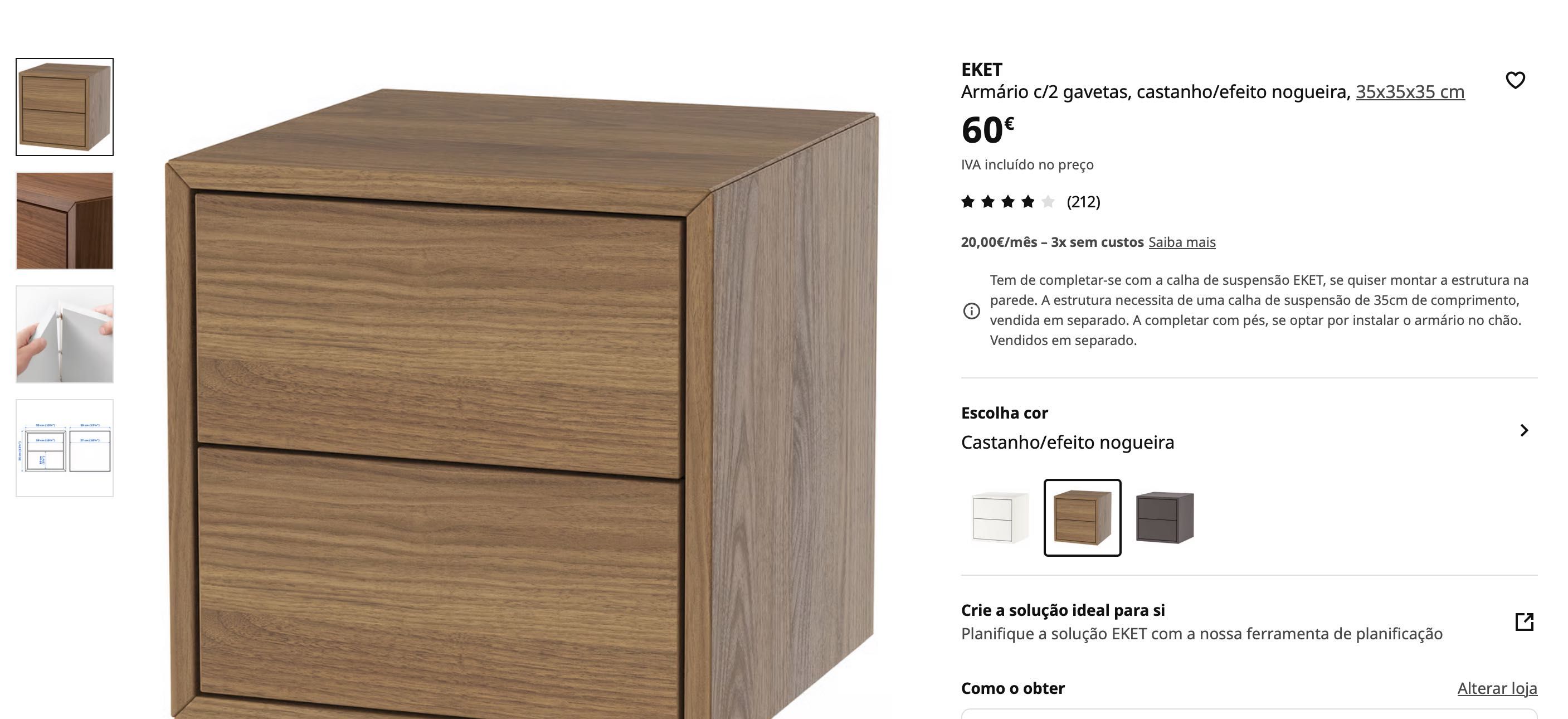 2 Mesas de Cabeceira IKEA // EKET