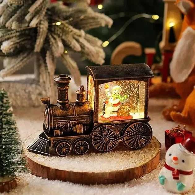 Новогодний светильник ночник с музыкой HC-D013 колонка 24,4x8,5x18,5см