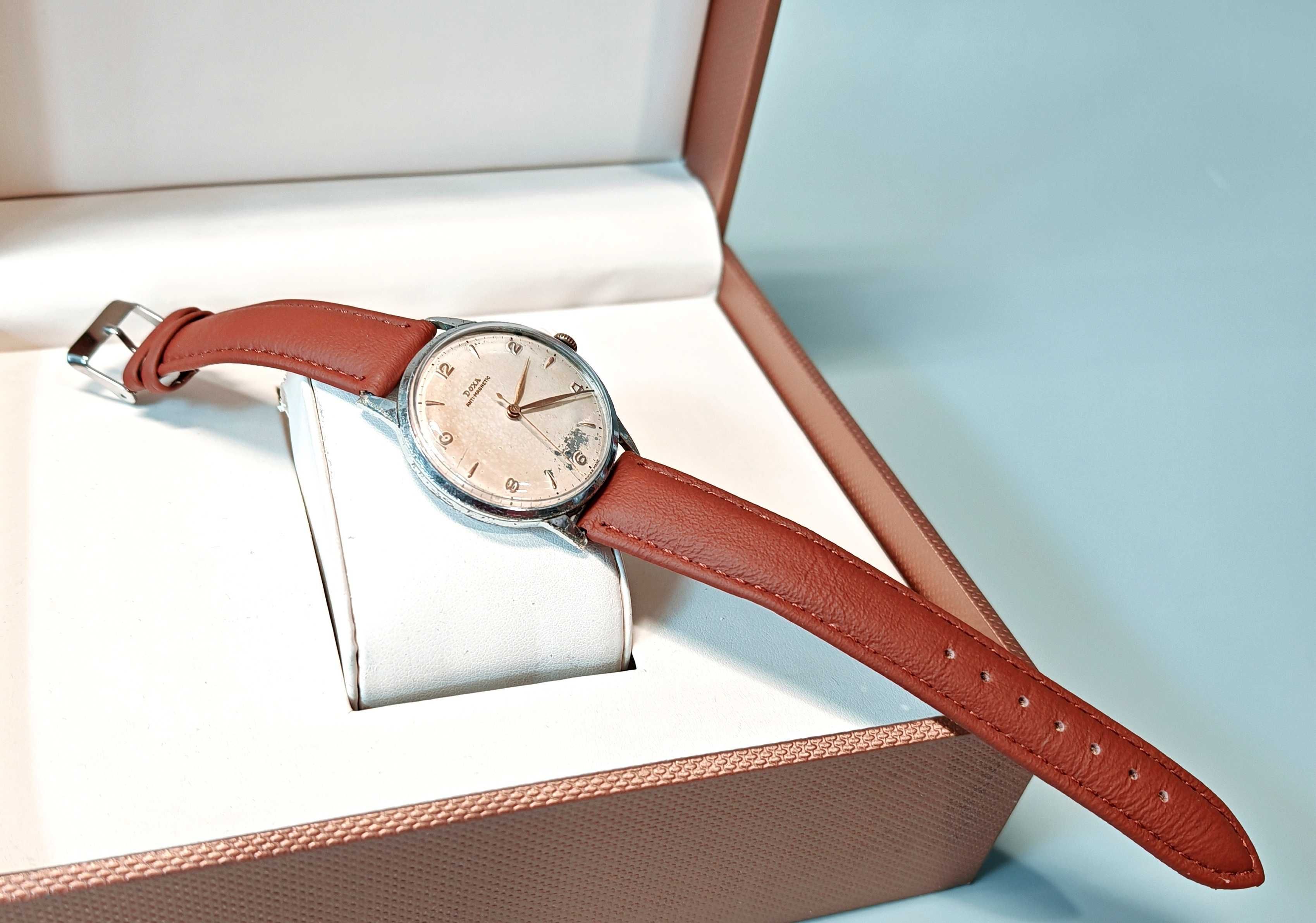 Zegarek Doxa AntiMagnetic JUMBO XL Swiss Mechaniczny nakręcany Vintage