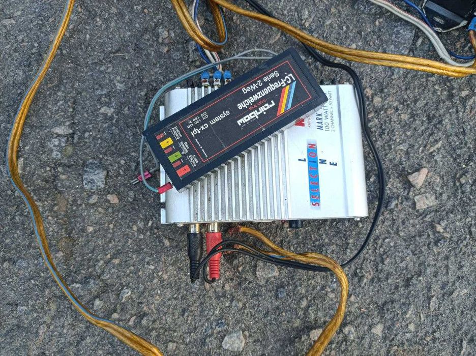 Підсилювач звуку RTO Selection MAX112 + кроссовер Rainbow LC-2