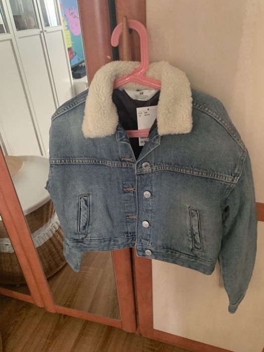 Kurtka dzinsowa h&m dziewczynka