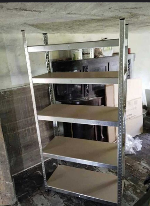 Regał W 5 Minut Metalowy Aluminiowy Składany