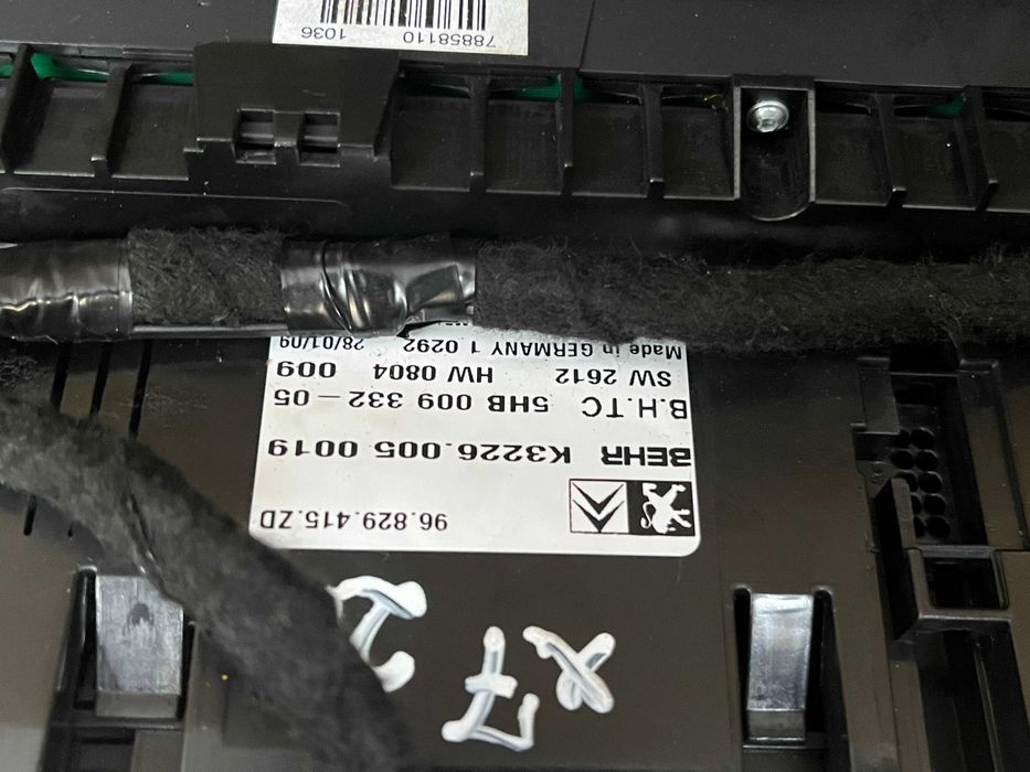 Panel nawiewu Citroen C5 III X7