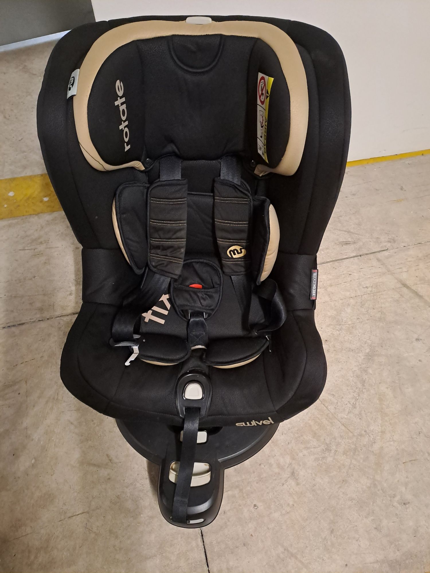 Cadeira auto de bebe-Ms cadeira auto swivel 360 rotative isofix