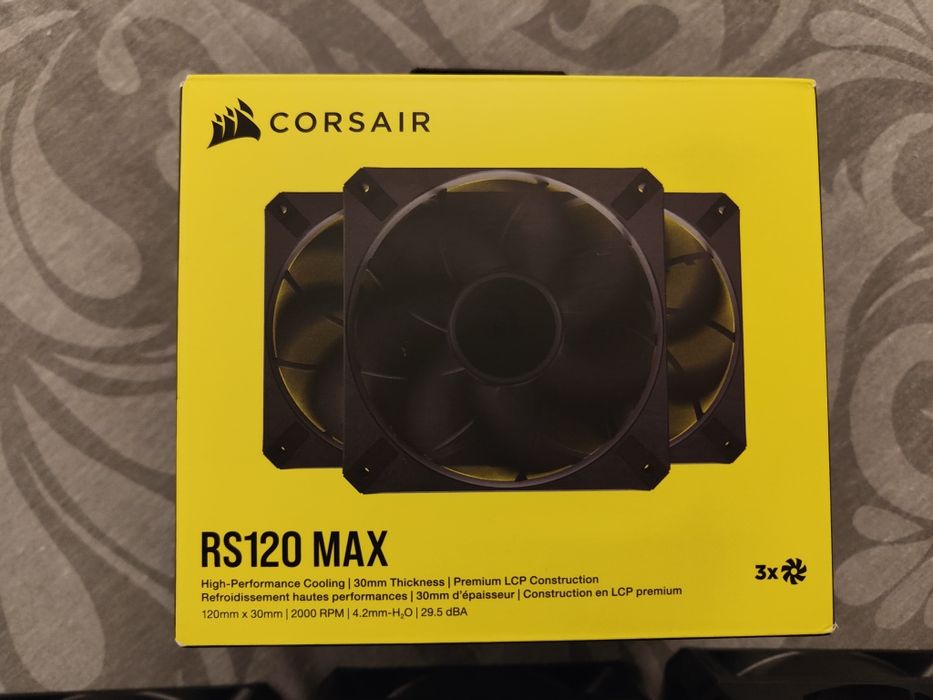 Kit 3 ventoinhas RS120 Max Corsair