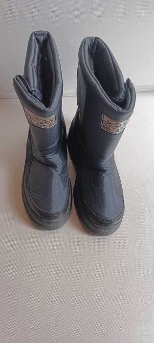Botas Ski azul e cinza