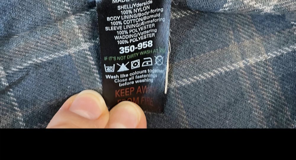 Męska oliwkowa khaki pikowana kurtka przejściowa bawełna NEXT r. XXL