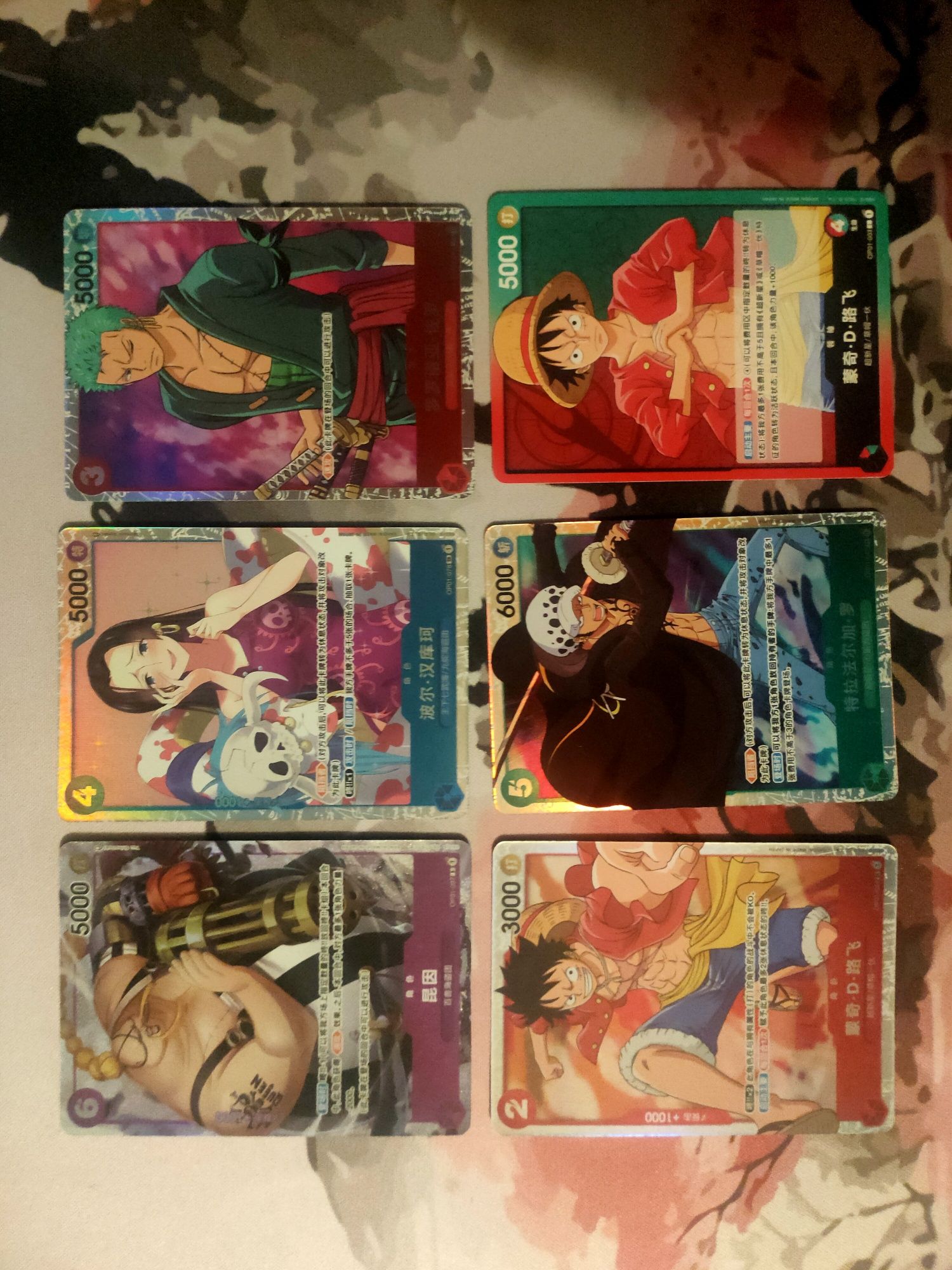 Cartas one piece