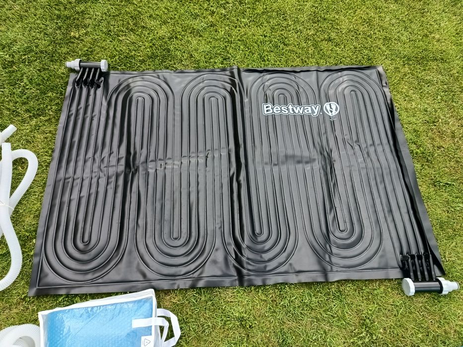 Bestway basen + pokrywa solarna + pompa + mata solarna + dozownik