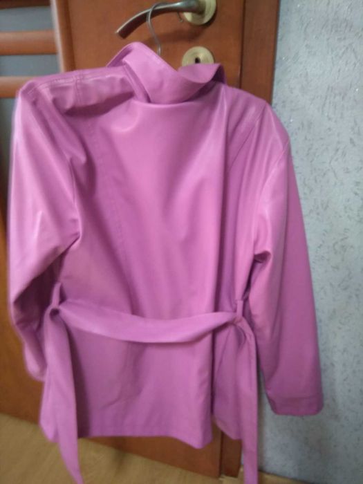 płaszcz różowy s