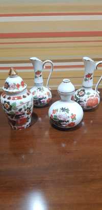 Lote de 4 peças em porcelana da PORART