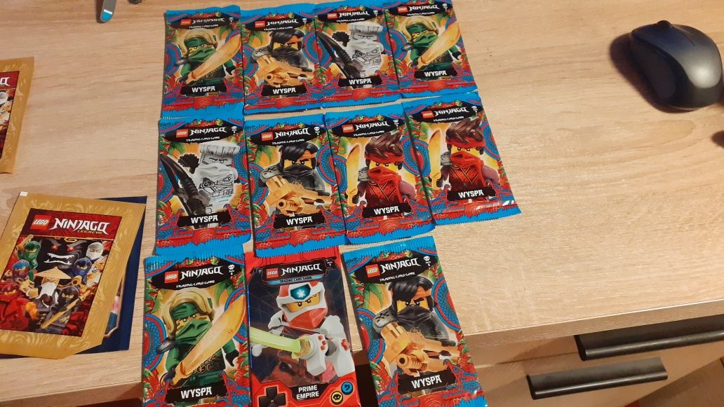 Lego Ninjago Star Wars karty i naklejki