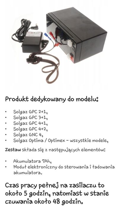 SOLGAZ zasilacz awaryjny