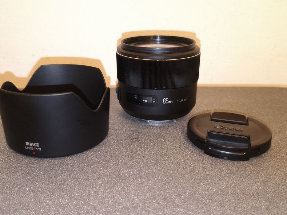 Objectiva meike 85mm 1 .8 af para Canon eos