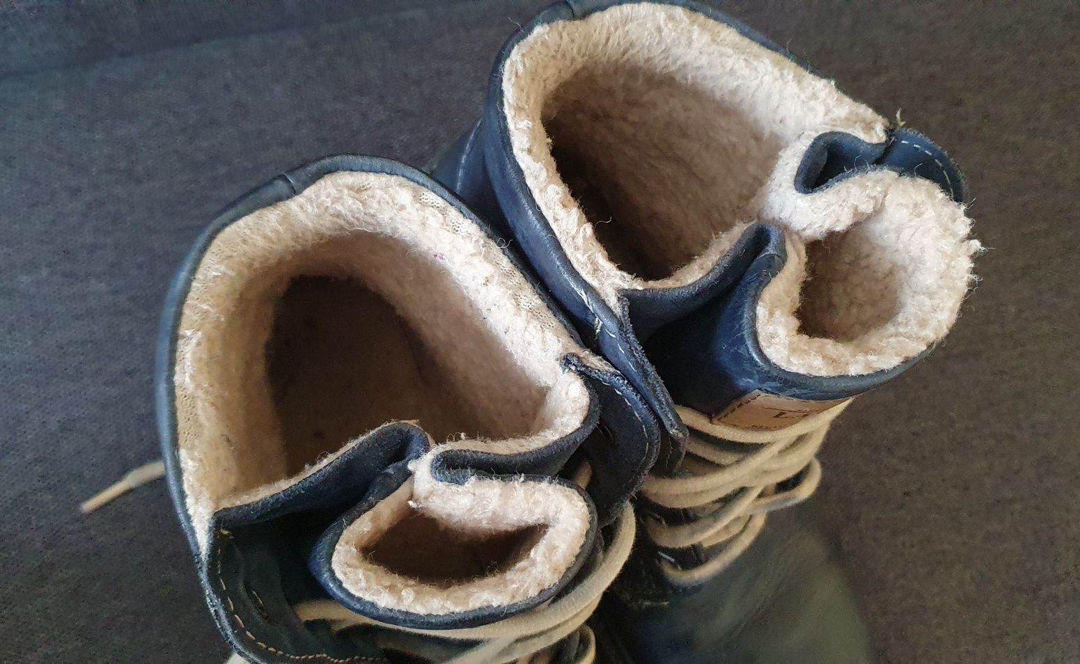 Trapery skórzane 35 Lasocki buty zimowe