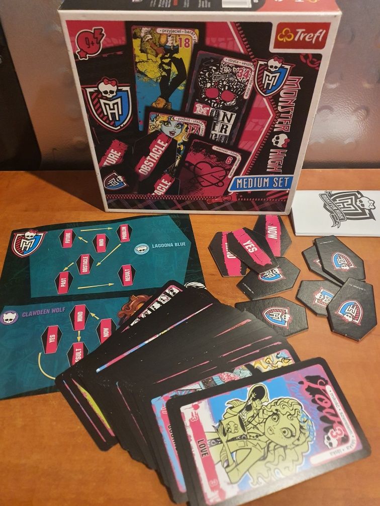 Medium Set Monster High, zestaw do wróżenia, Trefl gra