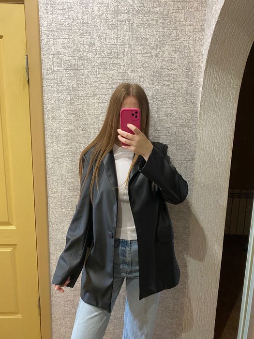 Піджак з еко шкіри