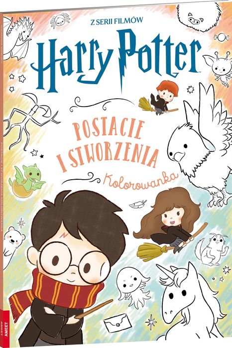 Harry Potter™. Postacie I Stworzenia. Kolorowanka Praca Zbiorowa Nowa