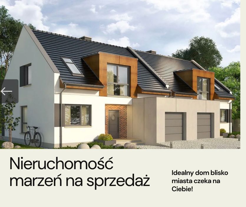DOM BLIŹNIAK w Sobinie - stan surowy zamknięty