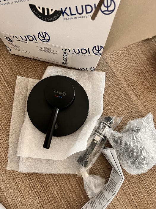 Kludi Bozz podtynkowa bateria wannowo natryskowa czarny mat