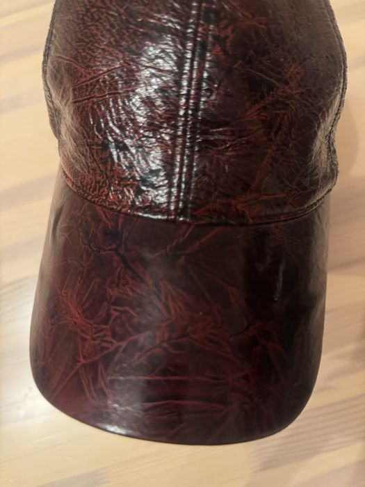 Бейсболка-преміум із тканини еко-кожа(пітон)