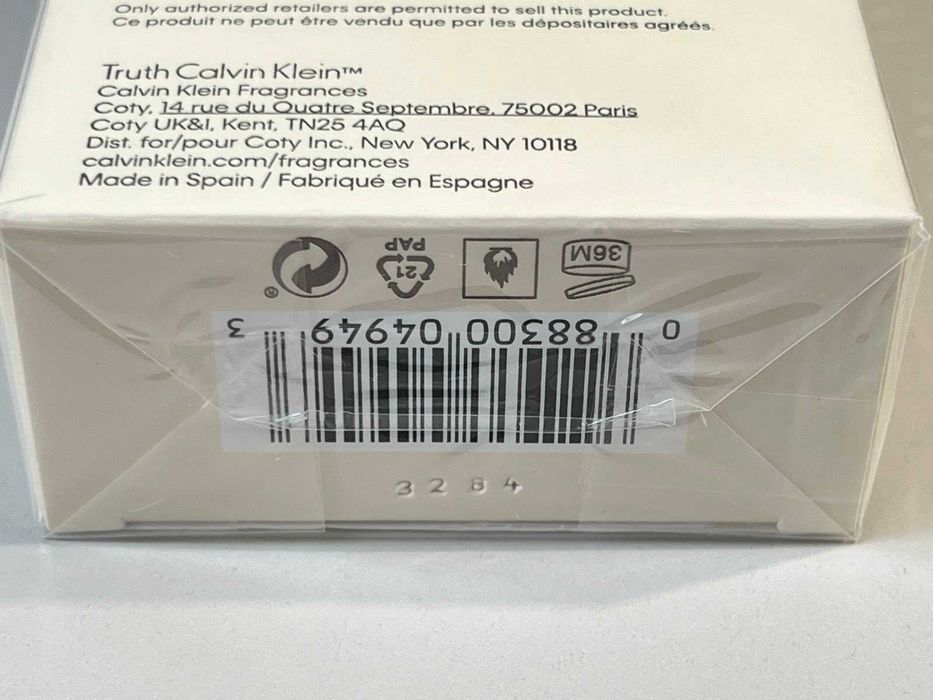Calvin Klein Truth edp 100 мл Оригинал