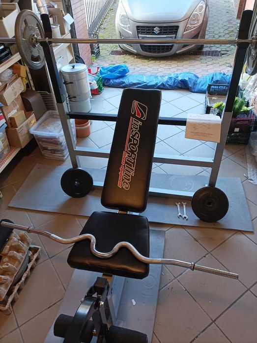 Ławka treningowa pod sztangę Insportline Olympic In468 - do 150 kg