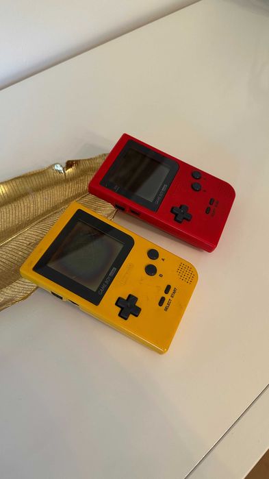 Gameboy Pocket Amarelo + Vermelho