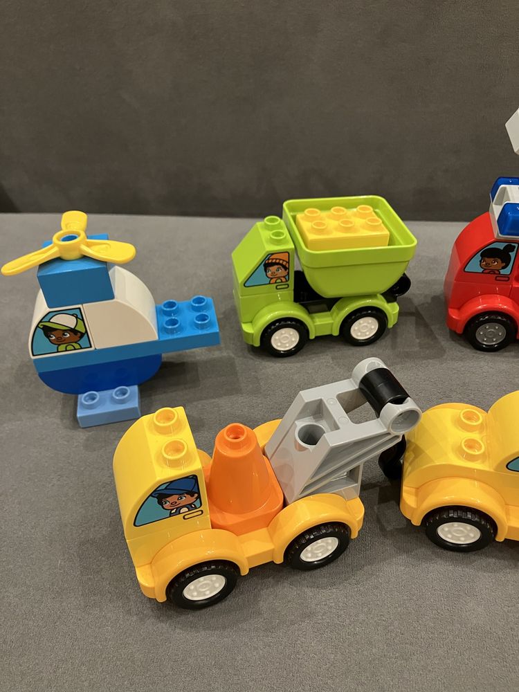 Klocki lego duplo, pierwsze pojazdy, kreatywne auta