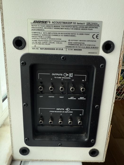 Bose Acoustimass 5 series III branco