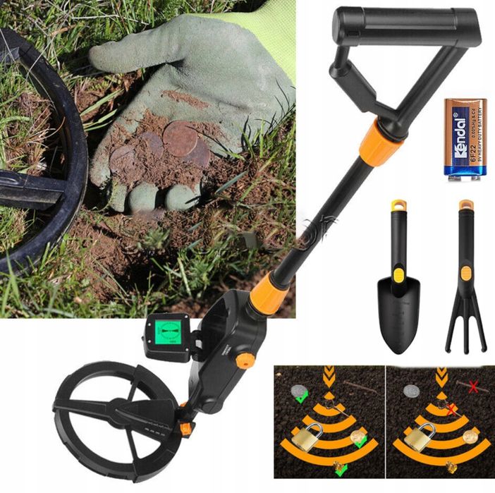 Wykrywacz Metali Dla Dzieci I Dorosłych LCD Cewka Wodoodporna