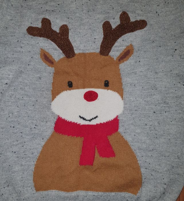 Sweter świąteczna Renifer H&M rozmiar 98