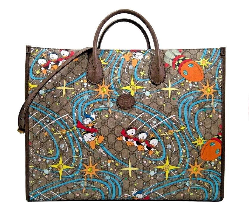 Torba shopperka Gucci Disney Kaczor Donald uniseks limitowana edycja