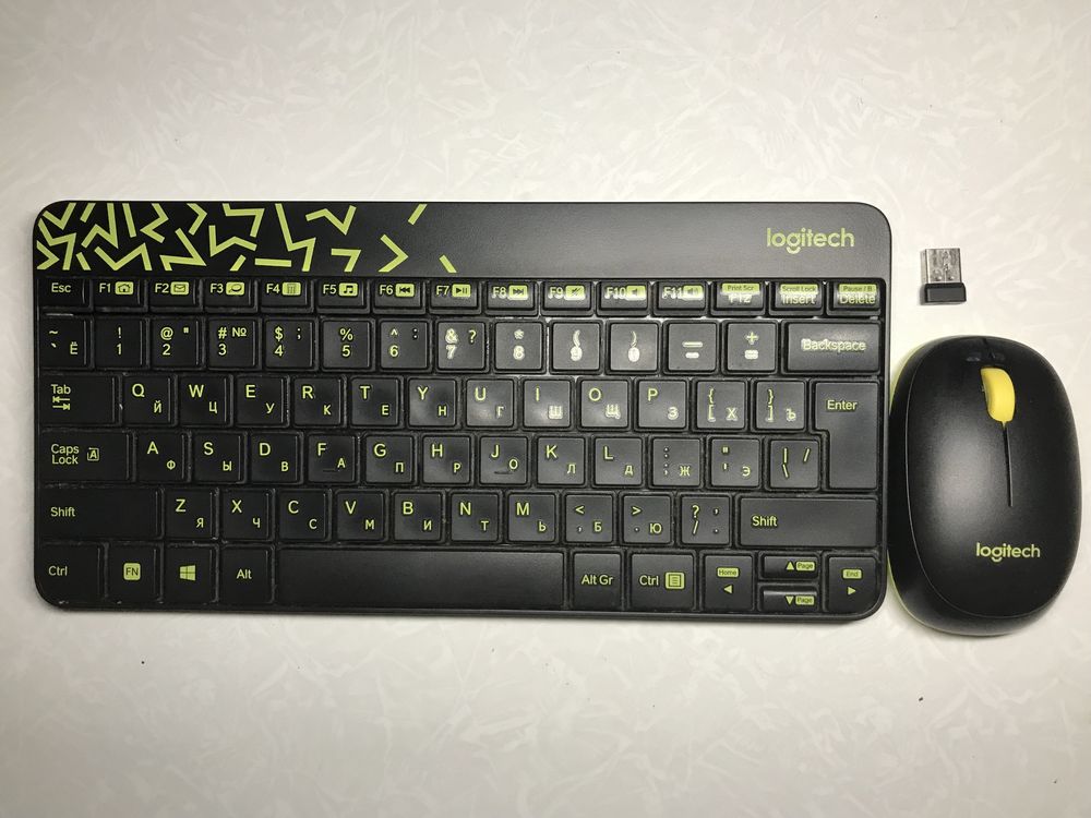 Комплект клавіатура і мишка logitech mk240